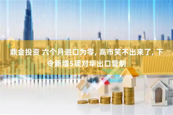 鼎金投资 六个月进口为零, 高市笑不出来了, 下令新增5项对华出口管制
